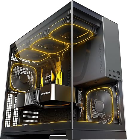 M5 Tempered Glass Mid Tower, E-ATX/ATX Gaming Case image 0